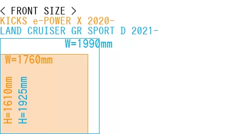 #KICKS e-POWER X 2020- + LAND CRUISER GR SPORT D 2021-